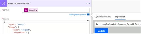 How to use Parse JSON on SQL Stored Procedure results in .